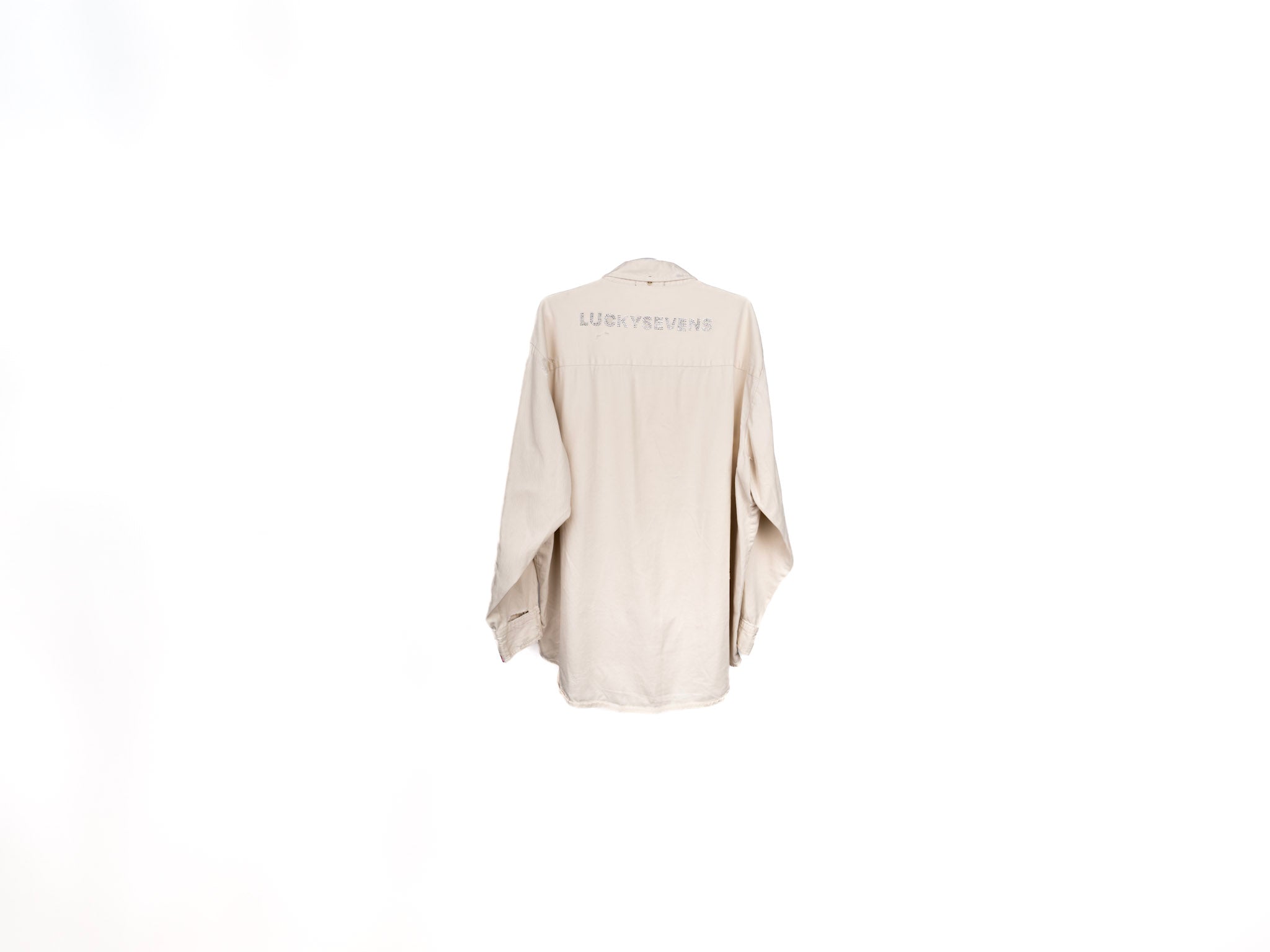 LUCKYSEVENS Crystal Button-Up