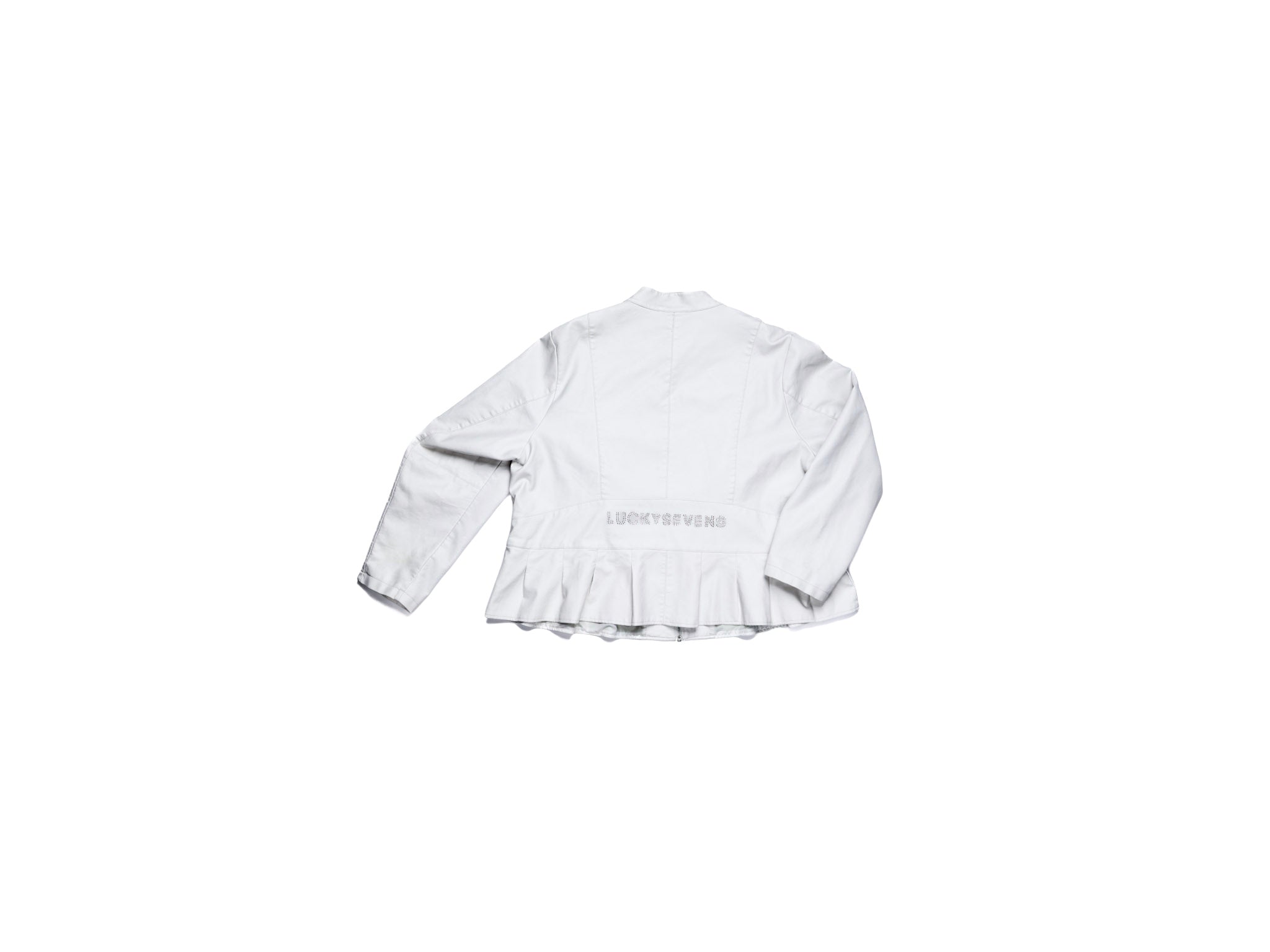 LUCKYSEVENS White Luxe Jacket