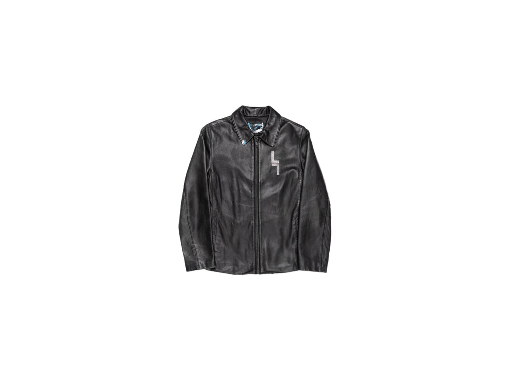L7 Black leather jacket