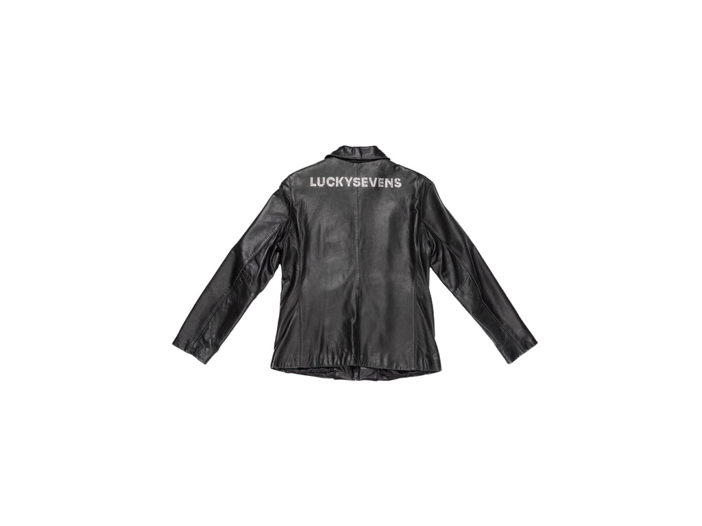 L7 Black leather jacket